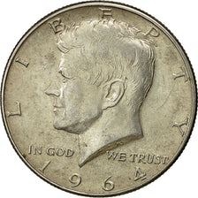 Moneda, Estados Unidos, Kennedy Half Dollar, 1964, Philadelphia, MBC+, KM 202