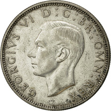 Coin, Great Britain, George VI, 1/2 Crown, 1944, AU(50-53), Silver, KM:856