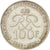 Munten, Monaco, Rainier III, 100 Francs, 1989, PR, Zilver, KM:164, Gadoury:164