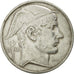 Coin, Belgium, 50 Francs, 50 Frank, 1948, EF(40-45), Silver, KM:137