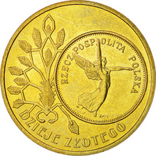 Coin, Poland, 2 Zlote, 2007, Warsaw, MS(60-62), Brass, KM:592
