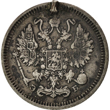 Moneta, Russia, Nicholas II, 10 Kopeks, 1909, Saint-Petersburg, BB, Argento