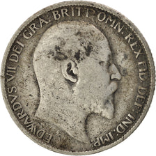 GREAT BRITAIN, 6 Pence, 1907, KM #799, VF(20-25), Silver, 19.5, 2.76