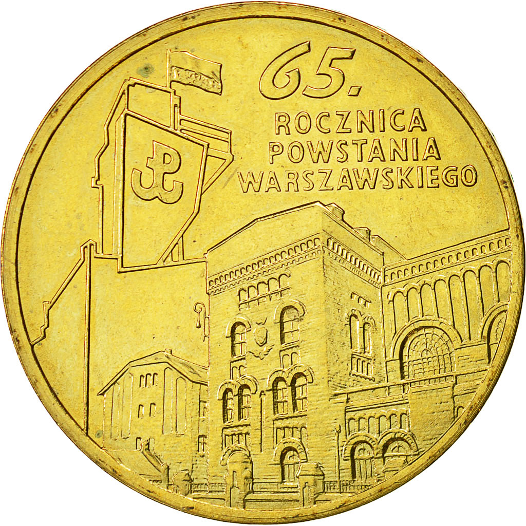 Coin, Poland, 2 Zlote, 2009, Warsaw, MS(60-62), Brass, KM:687