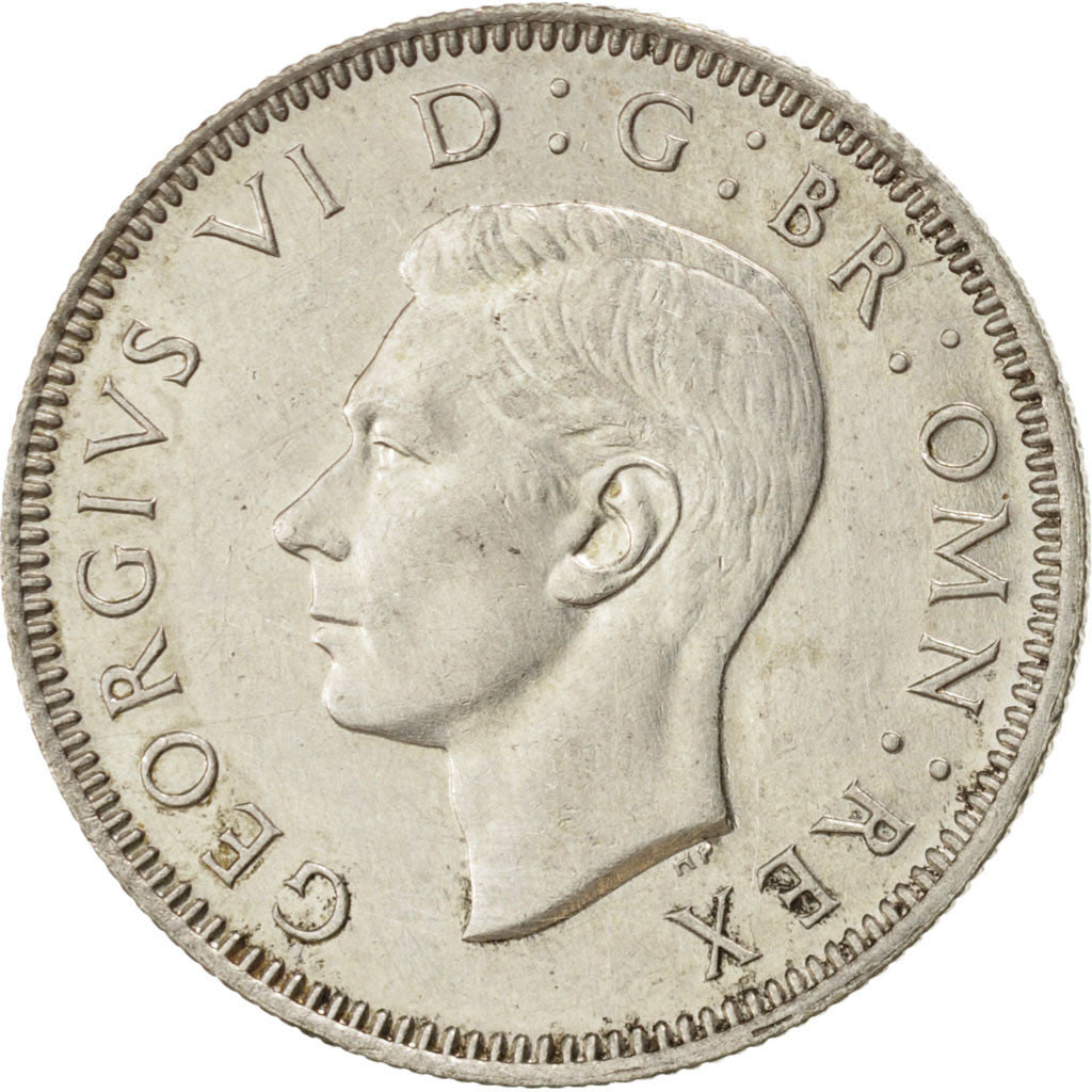Münze, Großbritannien, George VI, Shilling, 1945, VZ, Silber, KM:854