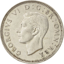 Münze, Großbritannien, George VI, Shilling, 1945, VZ, Silber, KM:854