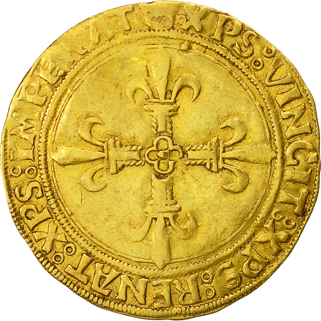 Coin, France, François Ier, Ecu d'or, Cremieu, EF(40-45), Gold, Duplessy782