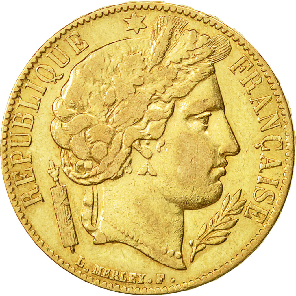 Coin, France, Cérès, 20 Francs, 1851, Paris, AU(50-53), Gold, KM:762