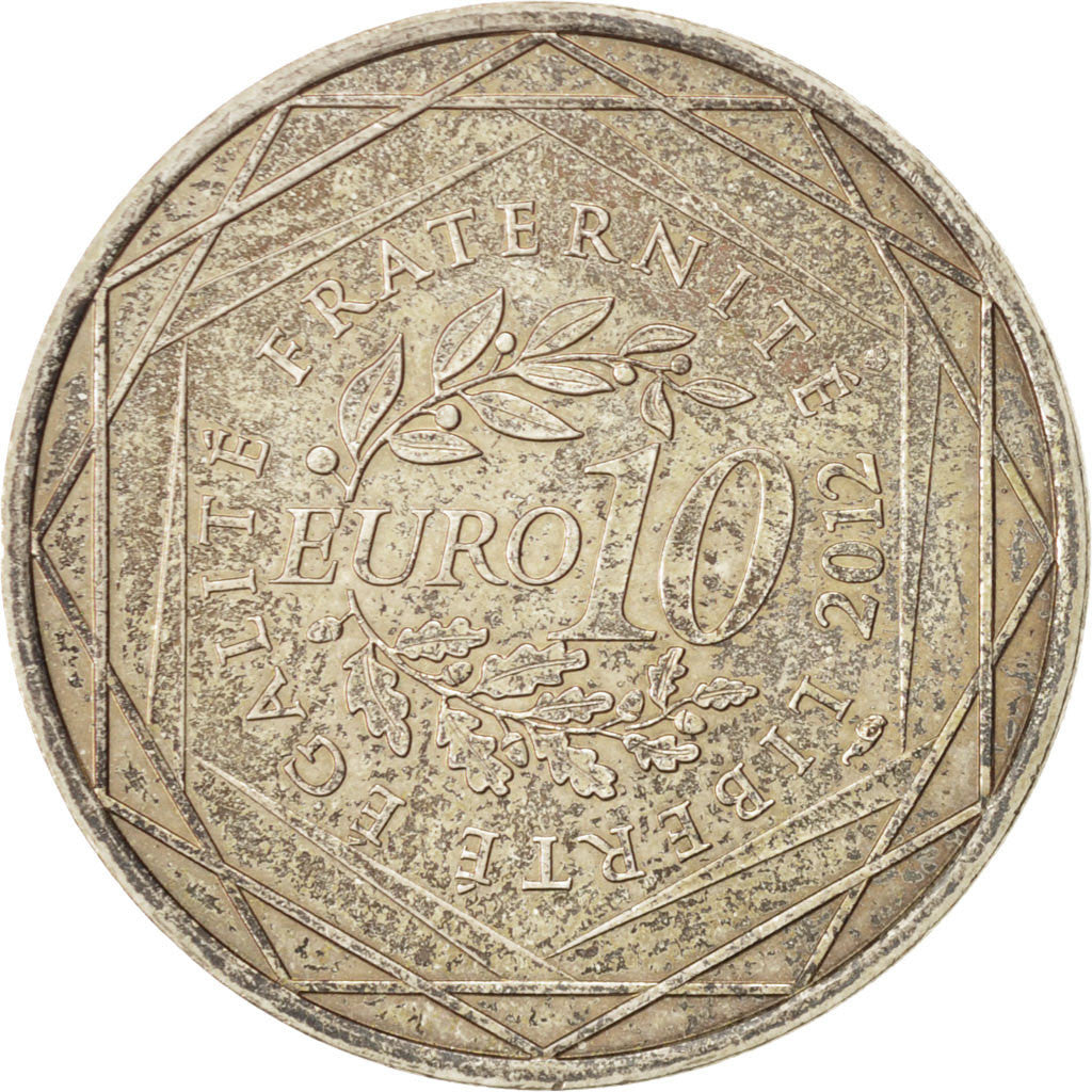 Coin, France, 10 Euro, 2012, MS(60-62), Silver, KM:1880
