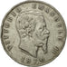 Coin, Italy, Vittorio Emanuele II, 5 Lire, 1870, Milan, VF(30-35), Silver,KM 8.3