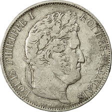 Monnaie, France, Louis-Philippe, 5 Francs, 1844, Strasbourg, TB+, Argent