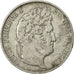 Monnaie, France, Louis-Philippe, 5 Francs, 1844, Strasbourg, TB+, Argent