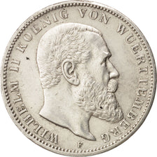Coin, German States, WURTTEMBERG, Wilhelm II, 3 Mark, 1912, Freudenstadt