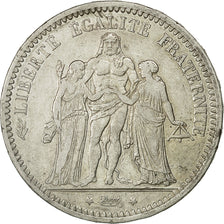 Coin, France, Hercule, 5 Francs, 1873, Paris, AU(50-53), Silver, KM:820.1