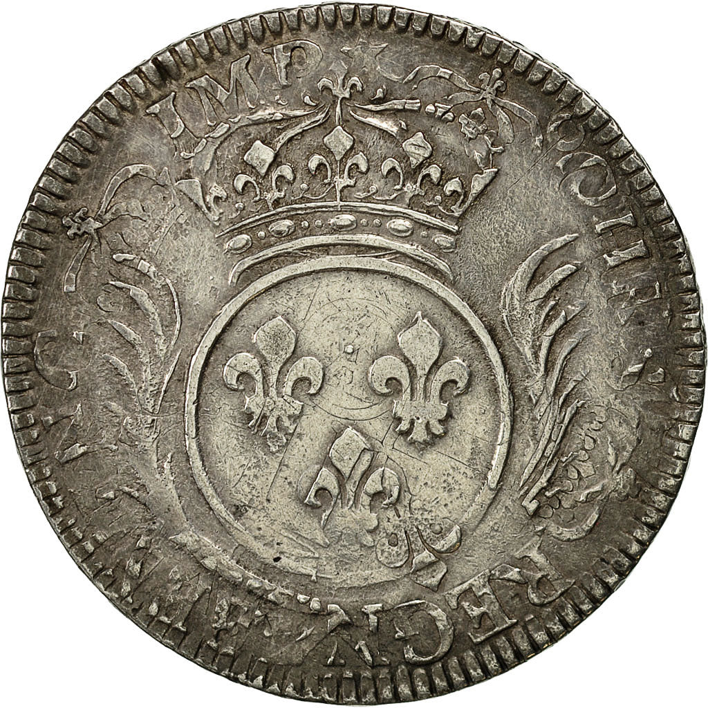 Coin, France, Louis XIV, Ecu, VF(30-35), Silver, Gadoury:217