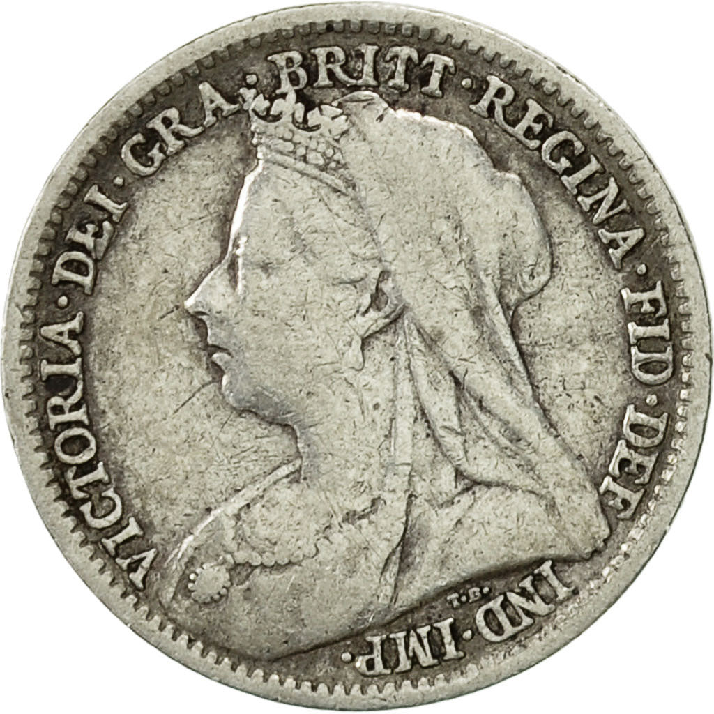 Coin, Great Britain, Victoria, 3 Pence, 1899, EF(40-45), Silver, KM:777