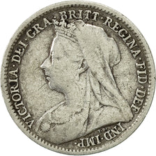 Coin, Great Britain, Victoria, 3 Pence, 1899, EF(40-45), Silver, KM:777