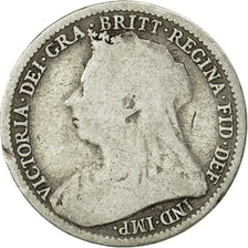 Coin, Great Britain, Victoria, 3 Pence, 1894, VF(20-25), Silver, KM:777
