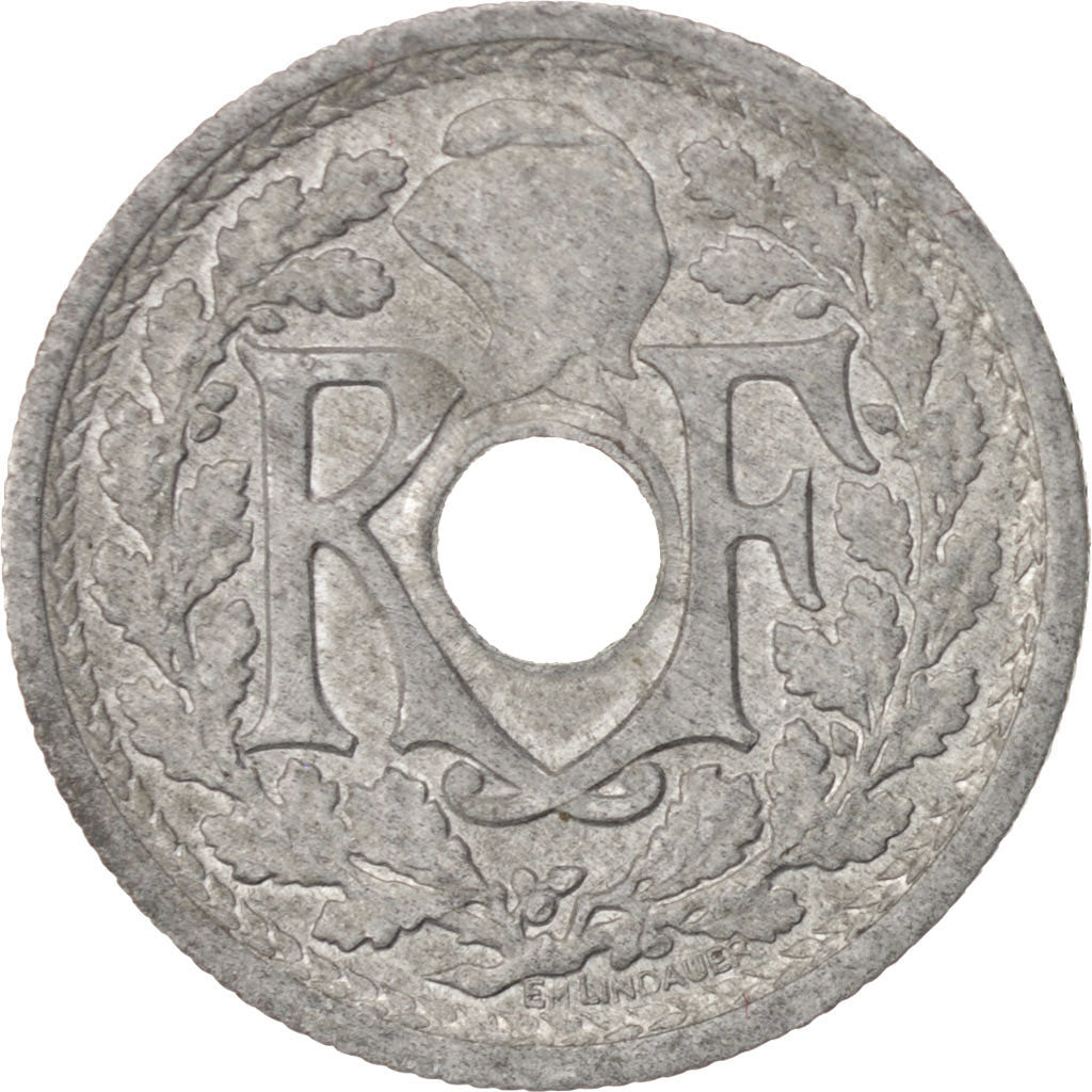 FRANCE, Lindauer, 10 Centimes, 1945, Beaumont - Le Roger, KM #906.2, AU(50-53),.