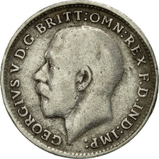 Coin, Great Britain, George V, 3 Pence, 1914, VF(20-25), Silver, KM:813
