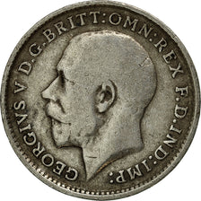 Coin, Great Britain, George V, 3 Pence, 1912, VF(20-25), Silver, KM:813