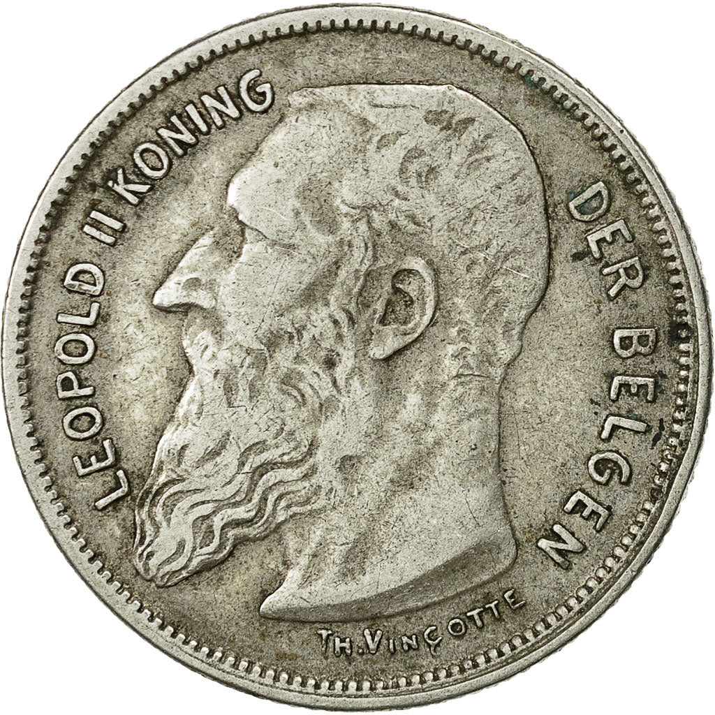 Coin, Belgium, 2 Francs, 2 Frank, 1909, VF(20-25), Silver, KM:59