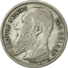 Coin, Belgium, 2 Francs, 2 Frank, 1904, VF(20-25), Silver, KM:59
