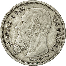 Coin, Belgium, 2 Francs, 2 Frank, 1909, VF(20-25), Silver, KM:58.1