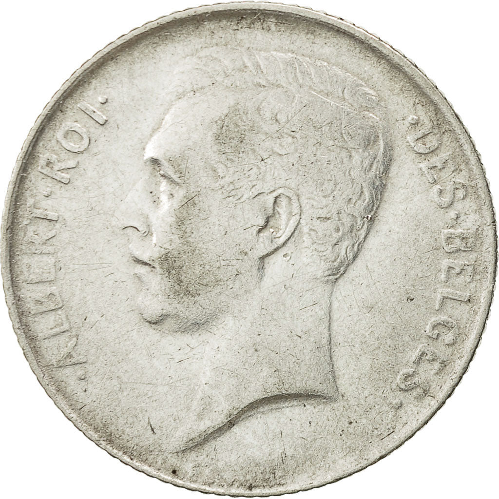 Coin, Belgium, Franc, 1913, VF(20-25), Silver, KM:72