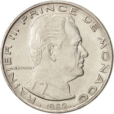 MONACO, Franc, 1982, KM #140, MS(60-62), Nickel, 24, Gadoury #150, 5.98