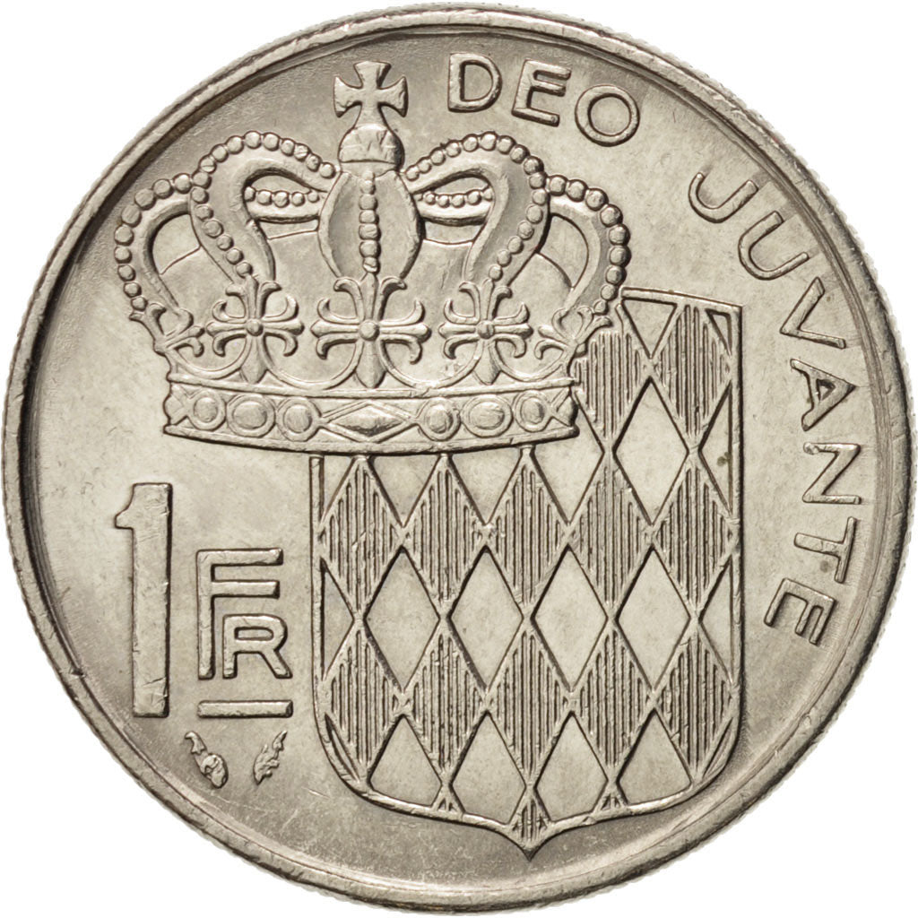 MONACO, Franc, 1982, KM #140, MS(60-62), Nickel, 24, Gadoury #150, 5.98