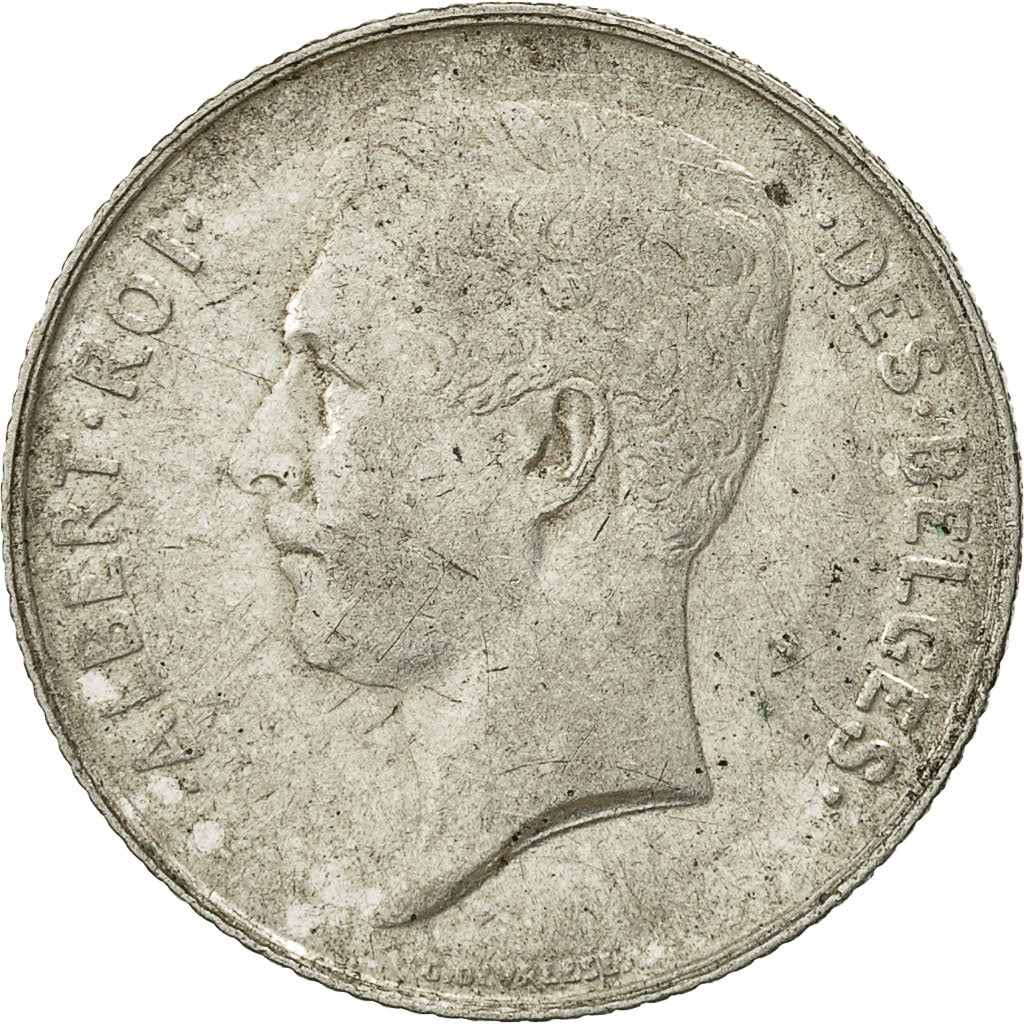Coin, Belgium, Franc, 1912, VF(20-25), Silver, KM:72