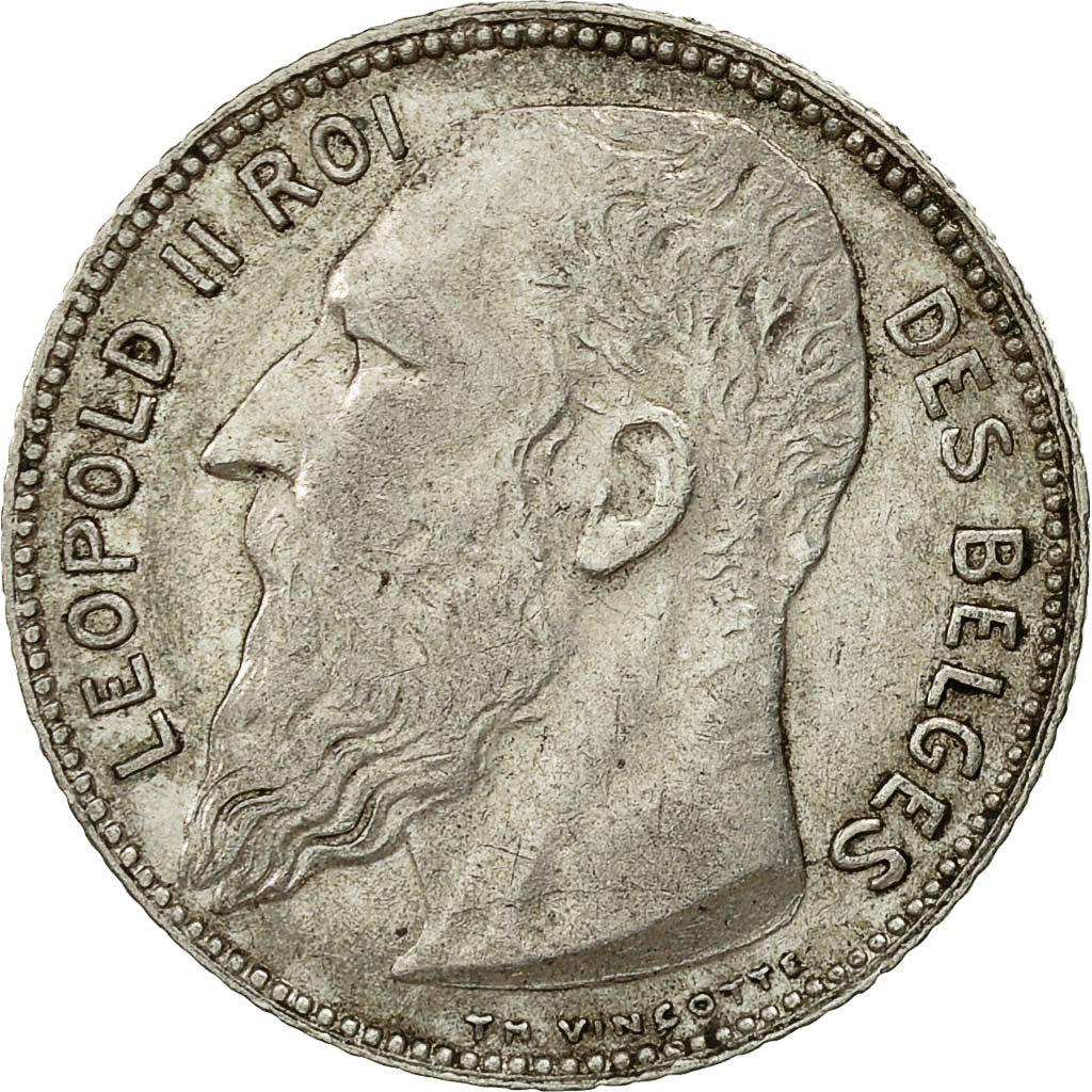 Coin, Belgium, Franc, 1909, EF(40-45), Silver, KM:56.2