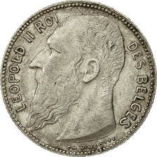 Coin, Belgium, Franc, 1909, EF(40-45), Silver, KM:56.2