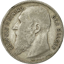 Coin, Belgium, Franc, 1909, VF(30-35), Silver, KM:57.2