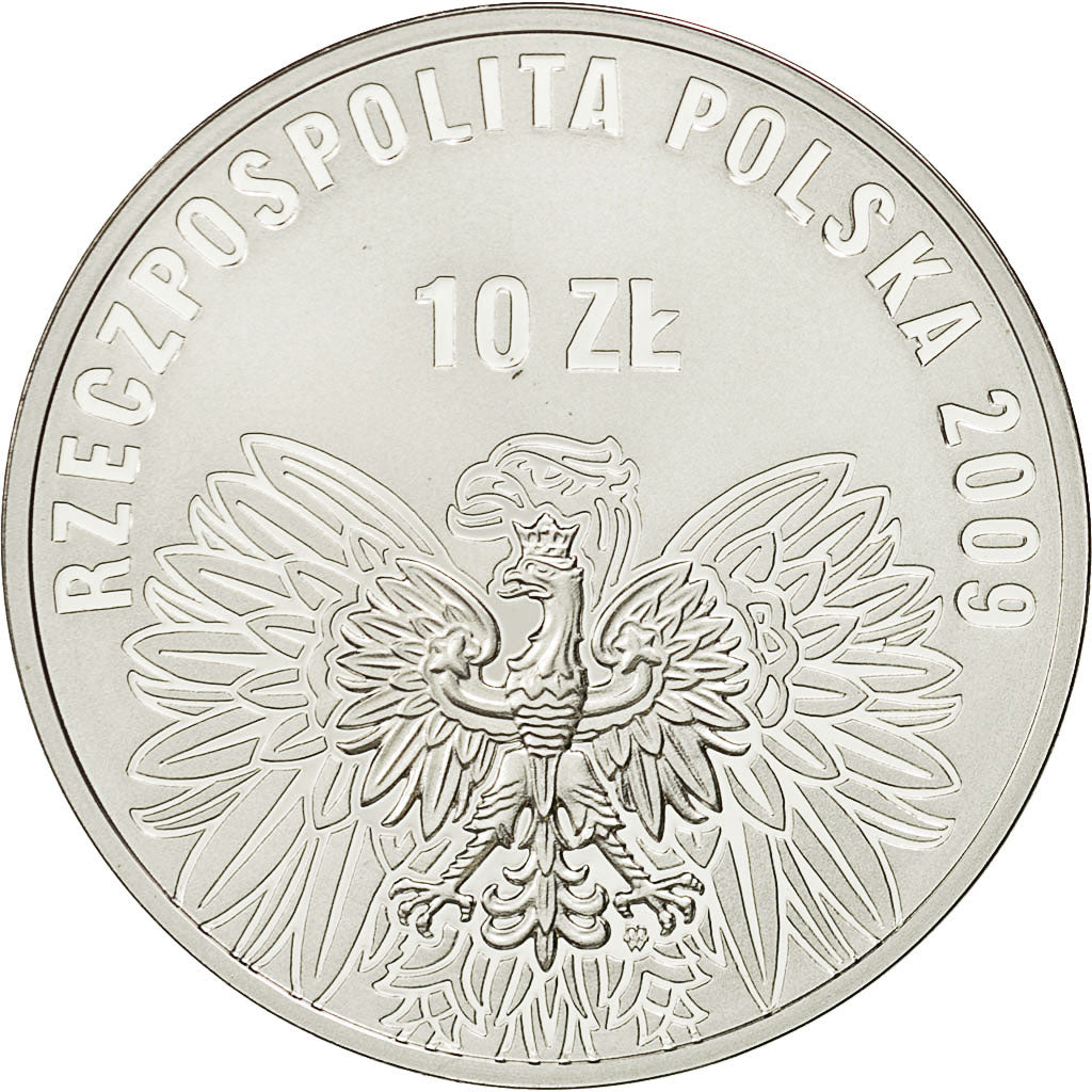 Moneta, Polska, 10 Zlotych, 2009, Warsaw, MS(65-70), Srebro, KM:681
