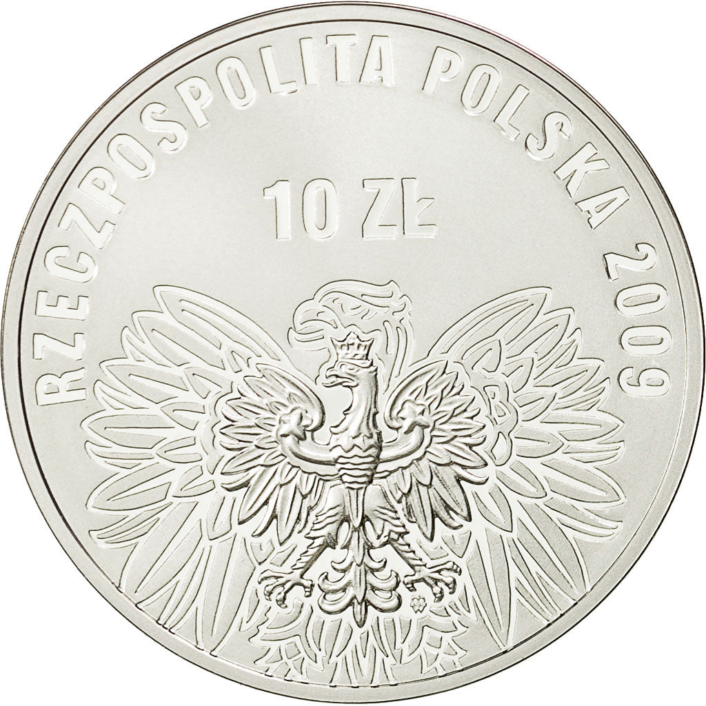 Moneta, Polska, 10 Zlotych, 2009, Warsaw, MS(65-70), Srebro, KM:681