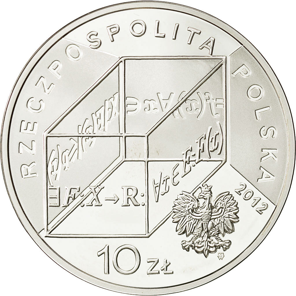 Coin, Poland, 10 Zlotych, 2012, Warsaw, MS(65-70), Silver, KM:818