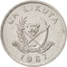 CONGO, DEMOCRATIC REPUBLIC, Likuta, 1967, KM #8, AU(50-53), Aluminum, 20.9, 1.23