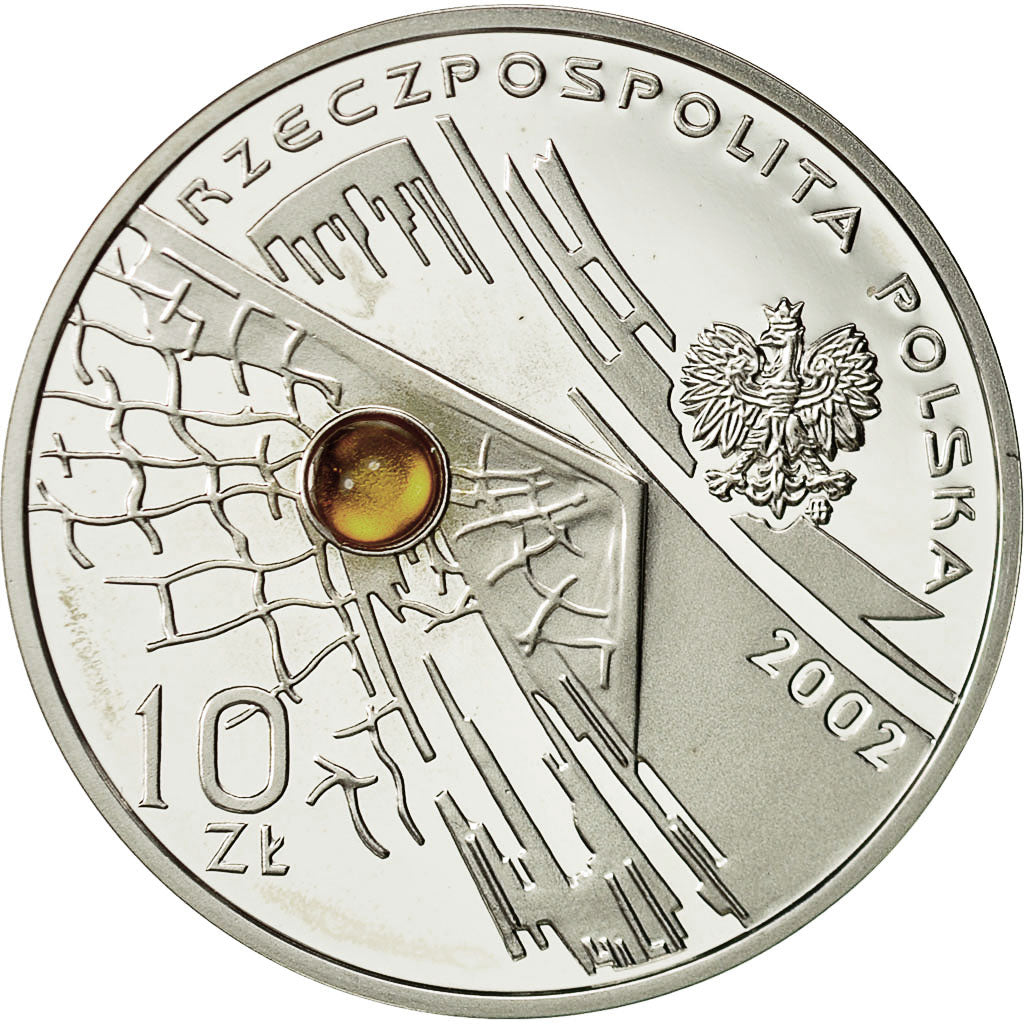 Moneta, Polska, 10 Zlotych, 2002, Warsaw, MS(65-70), Srebro, KM:435