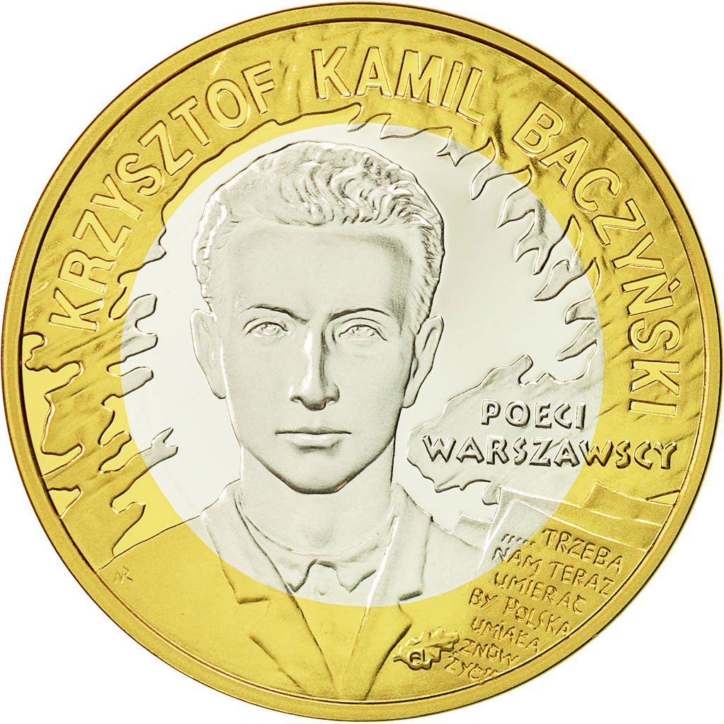 Coin, Poland, 10 Zlotych, 2009, Warsaw, MS(65-70), Silver, KM:689