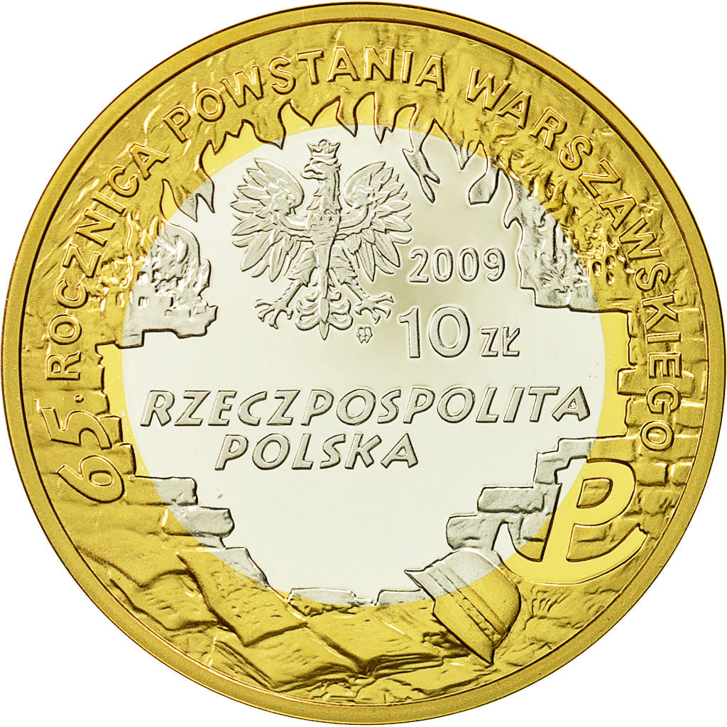 Munten, Polen, 10 Zlotych, 2009, Warsaw, FDC, Zilver, KM:689