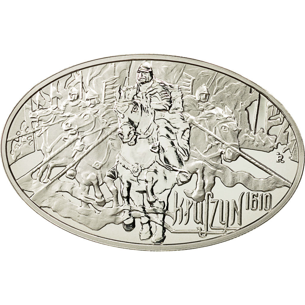 Coin, Poland, 10 Zlotych, 2010, Warsaw, MS(65-70), Silver, KM:733