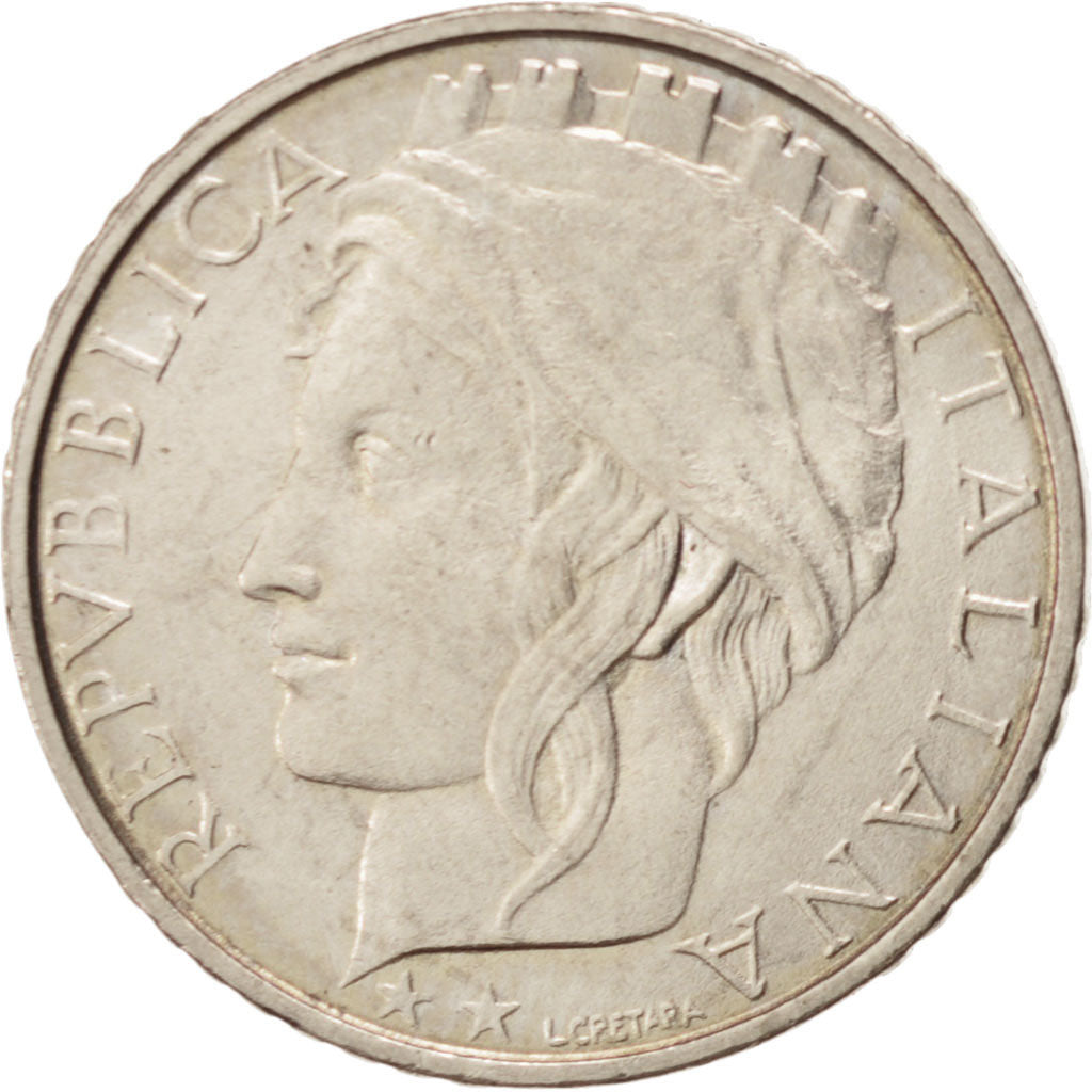 ITALY, 100 Lire, 1995, Rome, KM #180, AU(55-58), Copper-Nickel, 22, 4.58