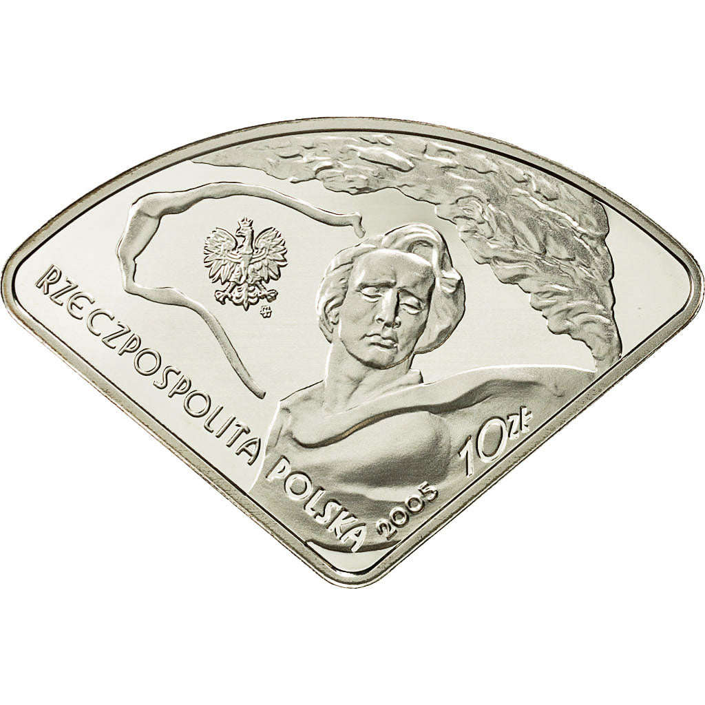 Coin, Poland, 10 Zlotych, 2005, Warsaw, MS(65-70), Silver, KM:523