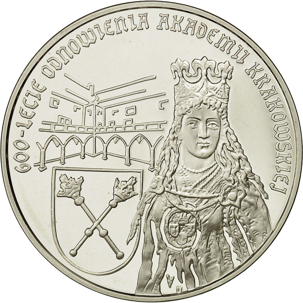 Coin, Poland, 10 Zlotych, 1999, Warsaw, MS(65-70), Silver, KM:362