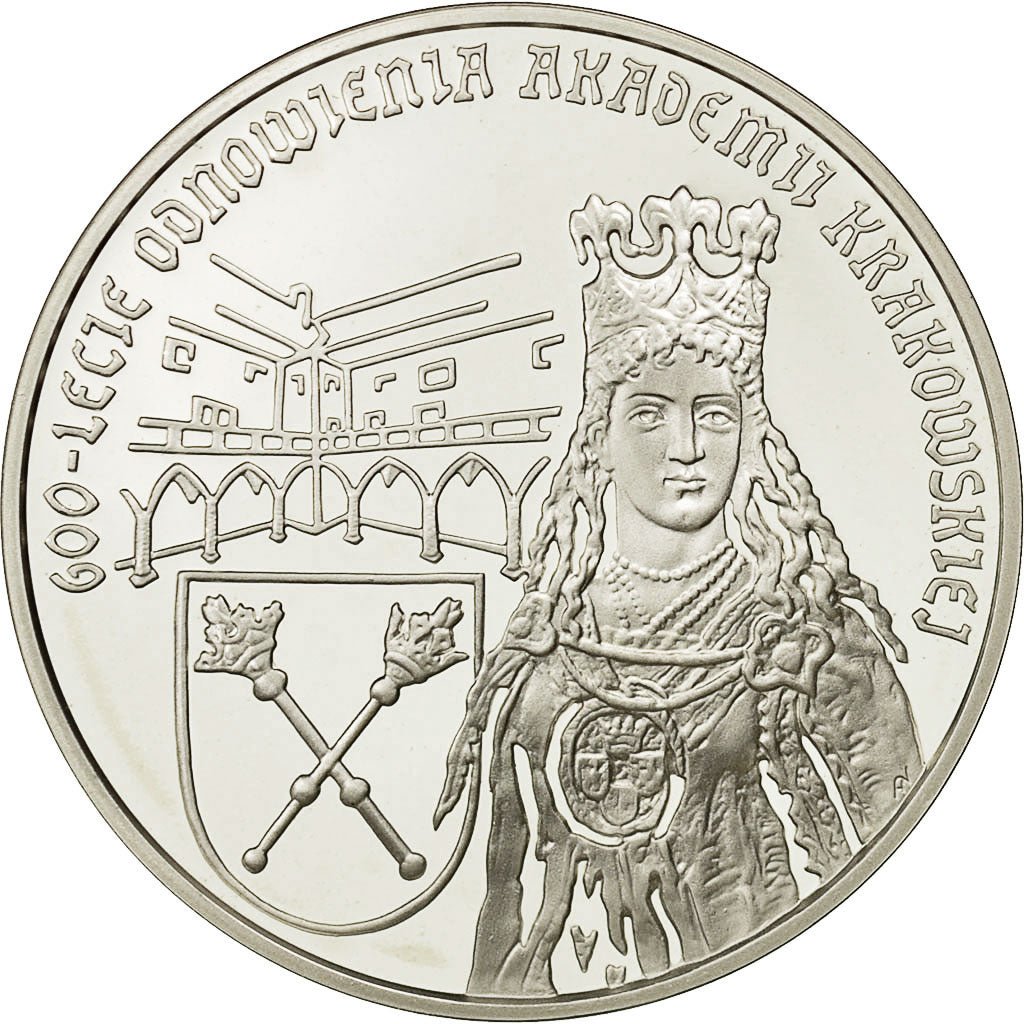 Moneda, Polonia, 10 Zlotych, 1999, Warsaw, FDC, Plata, KM:362