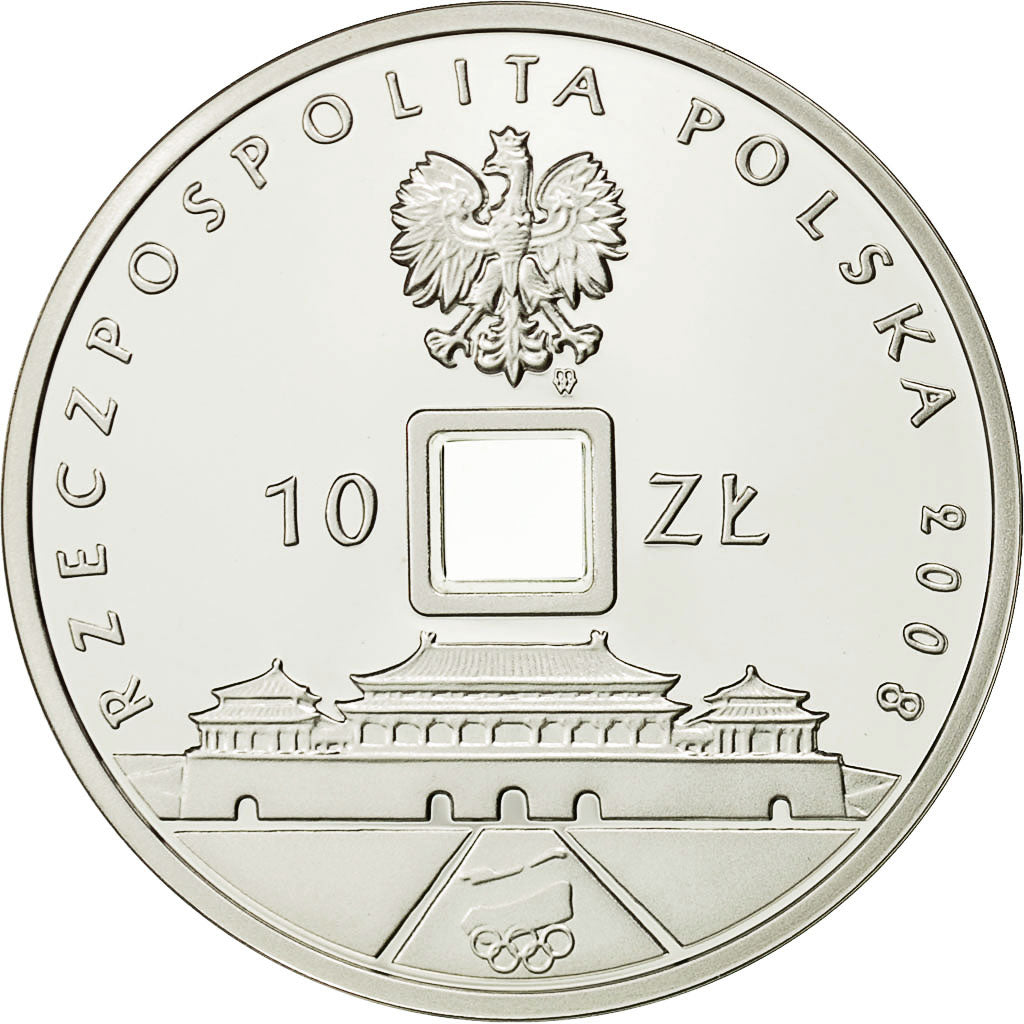 Munten, Polen, 10 Zlotych, 2008, Warsaw, FDC, Zilver, KM:646