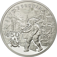 Coin, Poland, 10 Zlotych, 2008, Warsaw, MS(65-70), Silver, KM:655