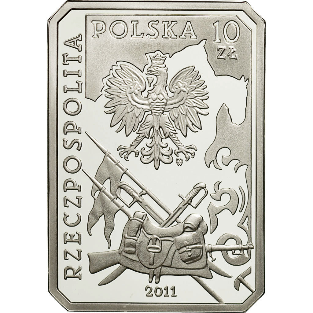 Munten, Polen, 10 Zlotych, 2011, Warsaw, FDC, Zilver, KM:781